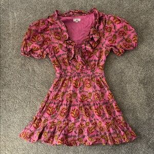 Rahi Women’s Amber Paisley Mini Dress - XS